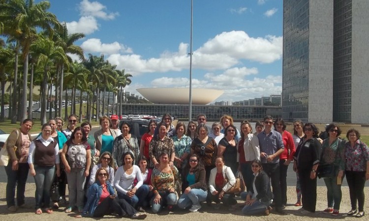 MULHERES DO STR NA MARCHA DAS MARGARIDAS 2015