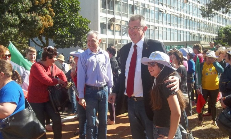 MULHERES DO STR NA MARCHA DAS MARGARIDAS 2015