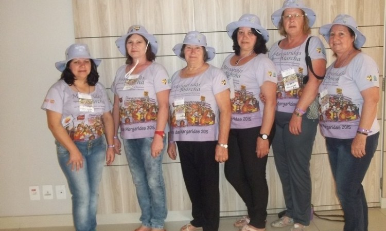 MULHERES DO STR NA MARCHA DAS MARGARIDAS 2015