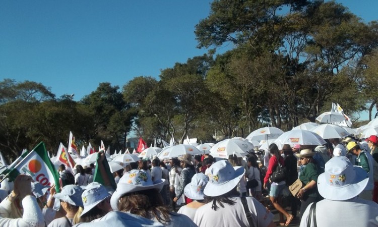 MULHERES DO STR NA MARCHA DAS MARGARIDAS 2015