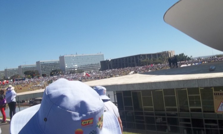 MULHERES DO STR NA MARCHA DAS MARGARIDAS 2015