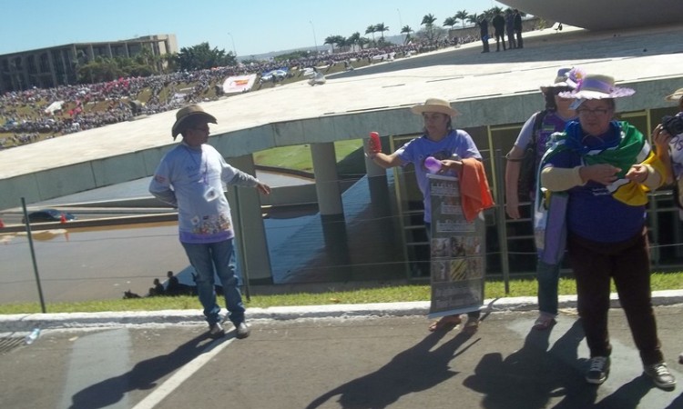 MULHERES DO STR NA MARCHA DAS MARGARIDAS 2015