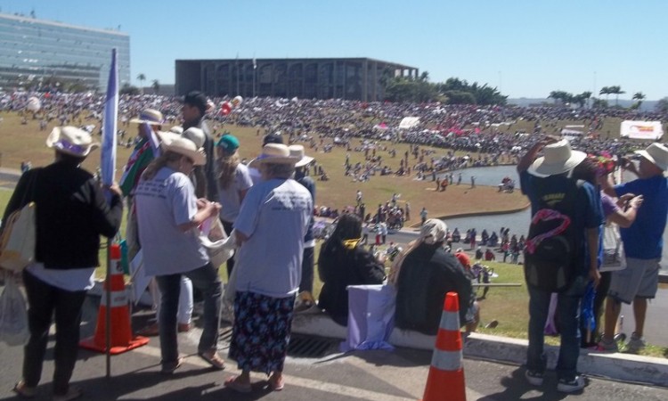 MULHERES DO STR NA MARCHA DAS MARGARIDAS 2015