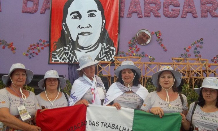 MULHERES DO STR NA MARCHA DAS MARGARIDAS 2015