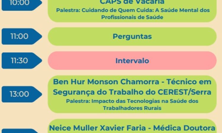 2º Seminário de Saúde do Trabalhador dos Campos de Cima da Serra será realizado em setembro